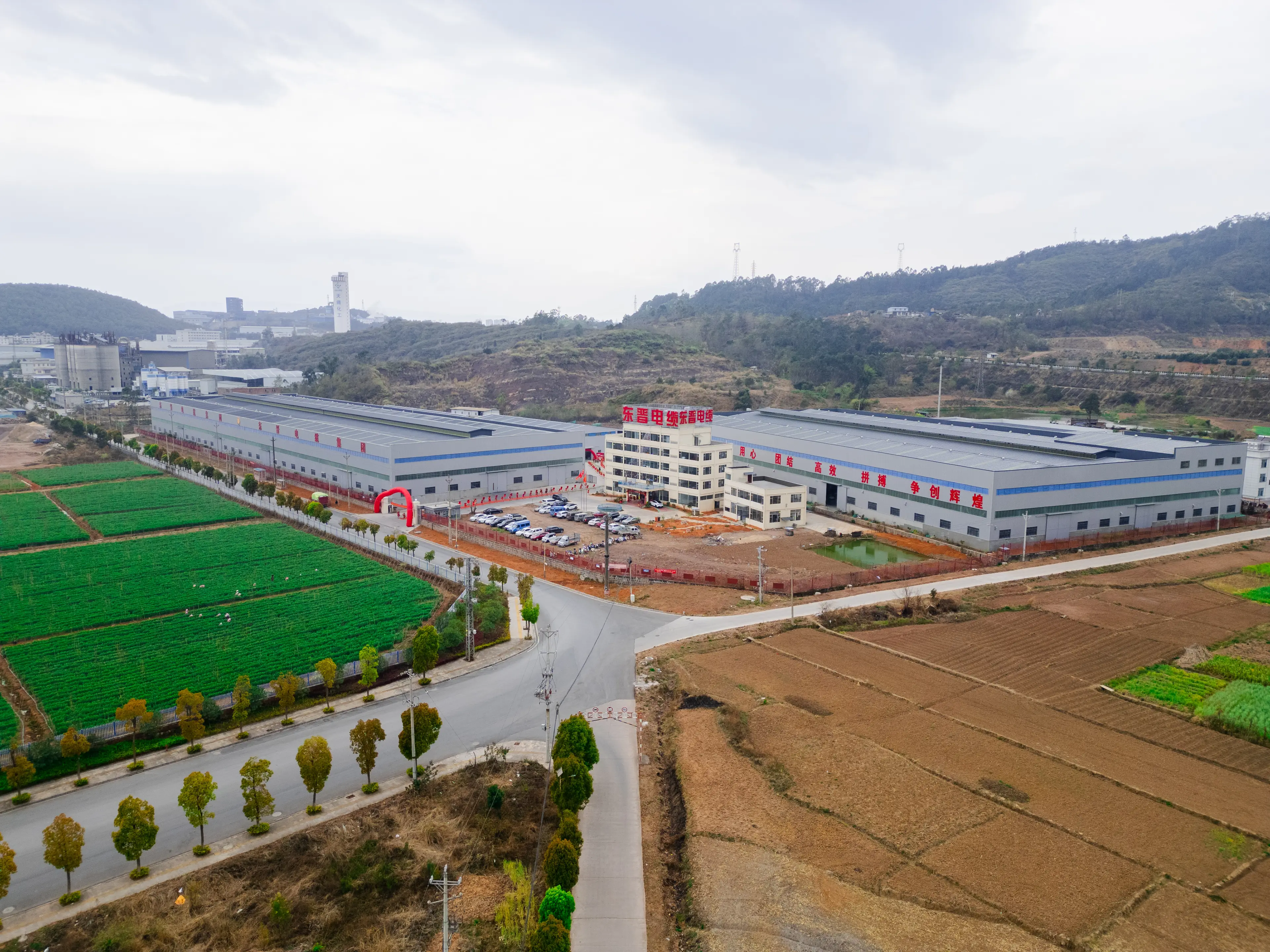 Exterior view of Dongjin Cable’s Chuxiong manufacturing base, Yunnan